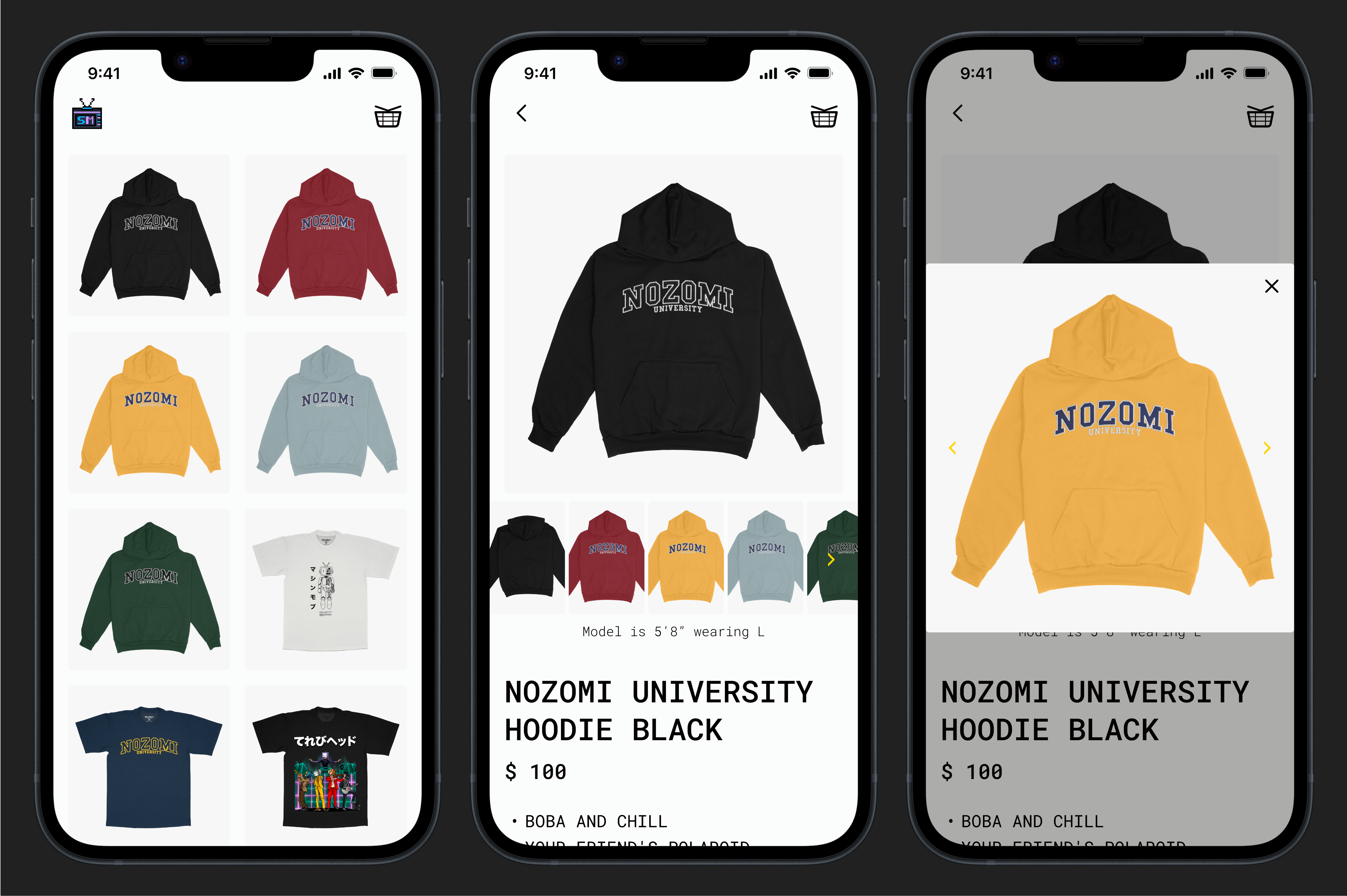 Merchandise catalog of your new favorite streetwear
